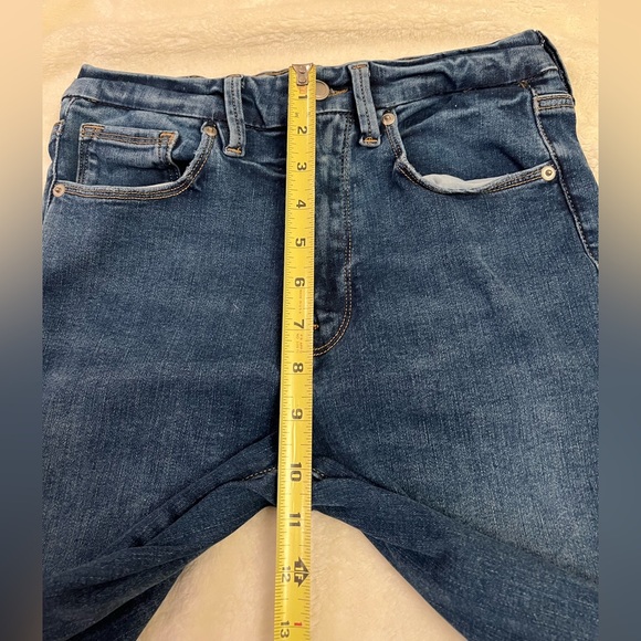 Good American Dark Blue Straight Leg Jeans - Picture 6 of 7